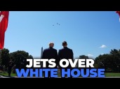 Trump Greets Polish President With Dramatic White House Military Flyover