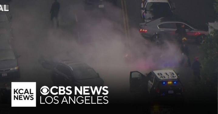 Pursuit ends in violent crash