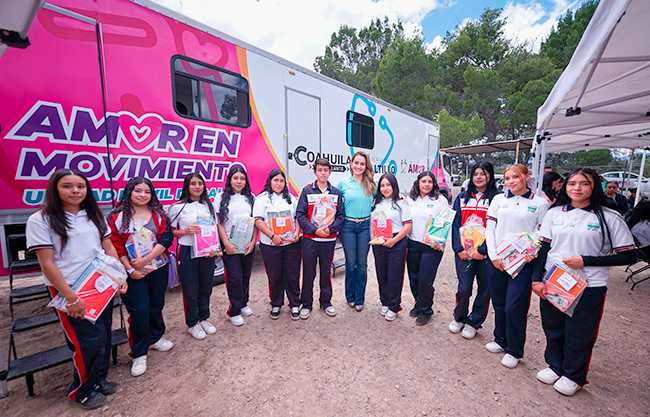 Lleva Amor en Movimiento servicios gratuitos de salud a los ejidos de Saltillo