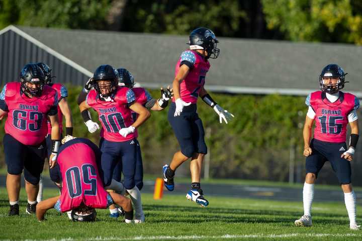Photos: Durand hosts New Lothrop in high school football