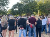 University of North Alabama students gather on campus to honor Charlie Kirk