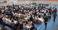 Una comida popular revivió una tradición del siglo XVII en A Merca