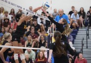 Photo gallery from No. 2 Bloomfield Hills Marian vs. No. 4 Farmington Hills Mercy in CHSL volleyball action