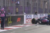 Choque y eliminación: así fue el accidente de Franco Colapinto en el GP Azerbaiyán
