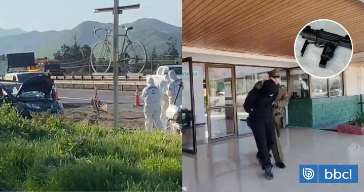 Se detuvo a darle agua a su perro y fue asaltado: persecución en Ruta 5 Norte deja tres detenidos