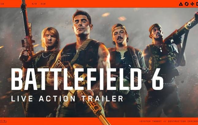 Battlefield 6 trailer takes dig at Call Of Duty by blowing up Zac Efron