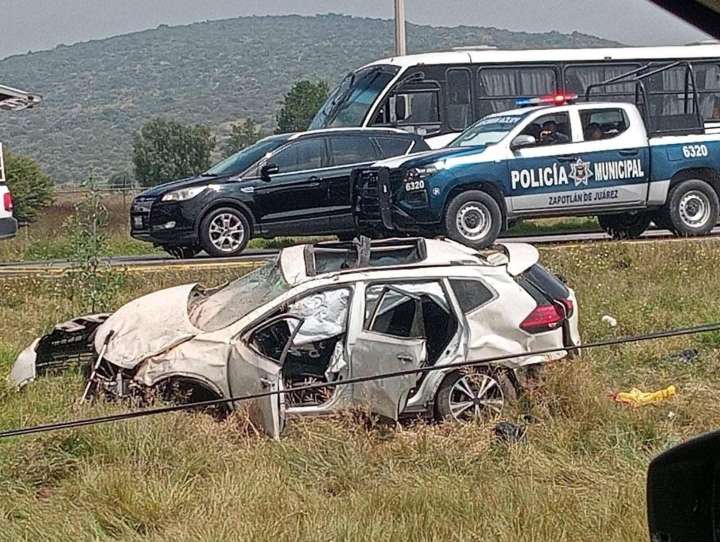 Trágico accidente en la México–Pachuca deja un muerto y tres heridos