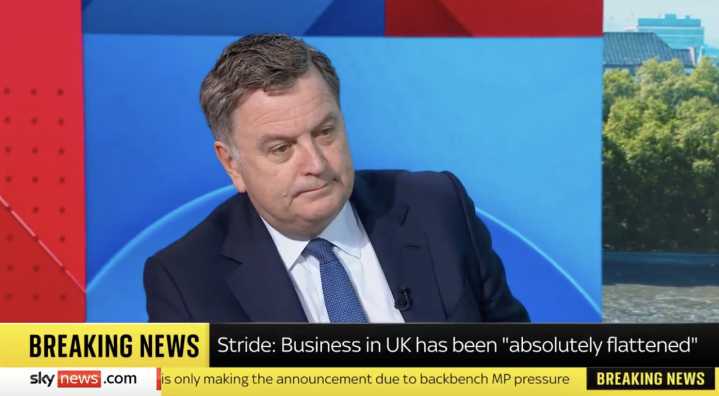 Stride: Tories Would Cut Welfare Spending, Remain Committed to Triple Lock