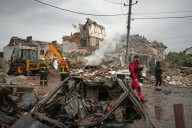 At least four people killed as Russia launches major overnight offensive on the Ukrainian capital