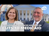 Virginia Lt. Governor candidates weigh in on projected cuts to Medicaid
