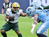 Hajrullahu’s 48-yard field goal on final play earns Argos 31