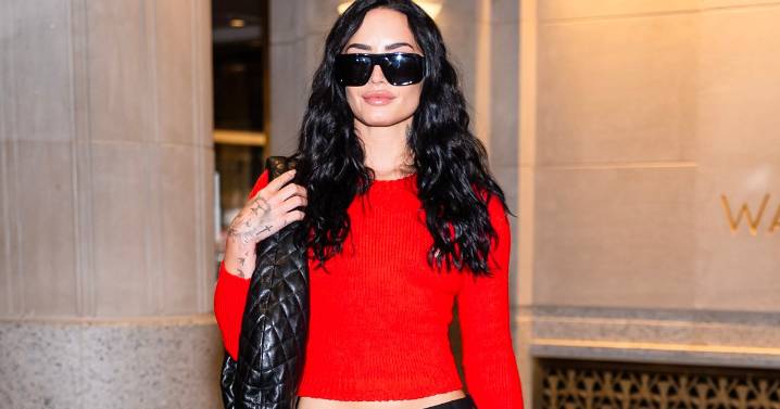 Demi Lovato Goes From Comfy Chic to Party Girl in No Time in NYC Photos