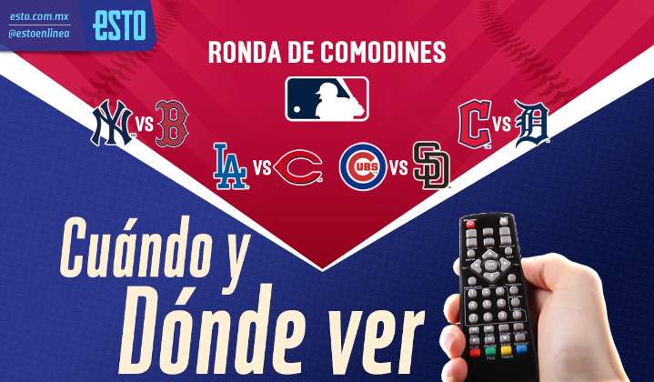 ¿A qué hora son los partidos de las Series de Comodín de Grandes Ligas?