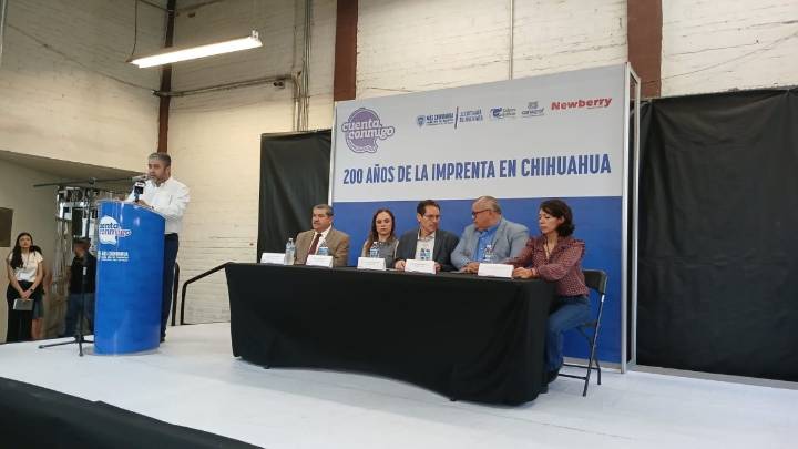 Celebra Gobierno 200 años de la primera imprenta de Chihuahua