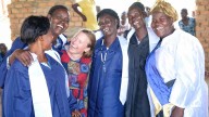 West Michigan volunteer helps bring graduation gowns to women in Uganda