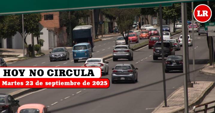 Hoy No Circula 23 de septiembre 2025: autos y placas que descansan en CDMX y Edomex