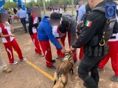 Visita GOECHI secundaria en Nuevo Casas Grandes para promover cultura de la legalidad