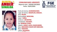 Casi medio año sin tener noticias de la niña Lua Valentina, desaparecida en Mazatlán