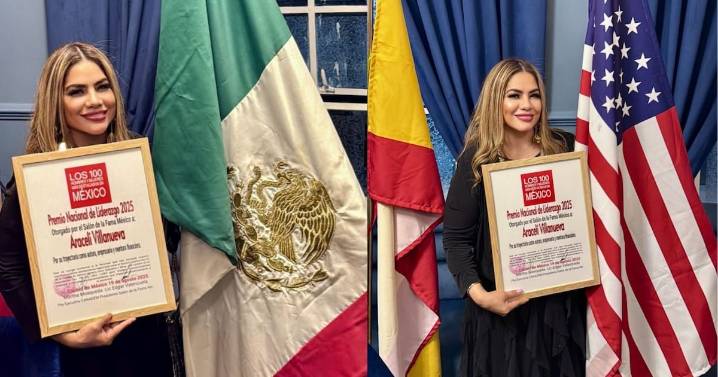 Araceli Villanueva recibe el premio nacional de liderazgo 2025
