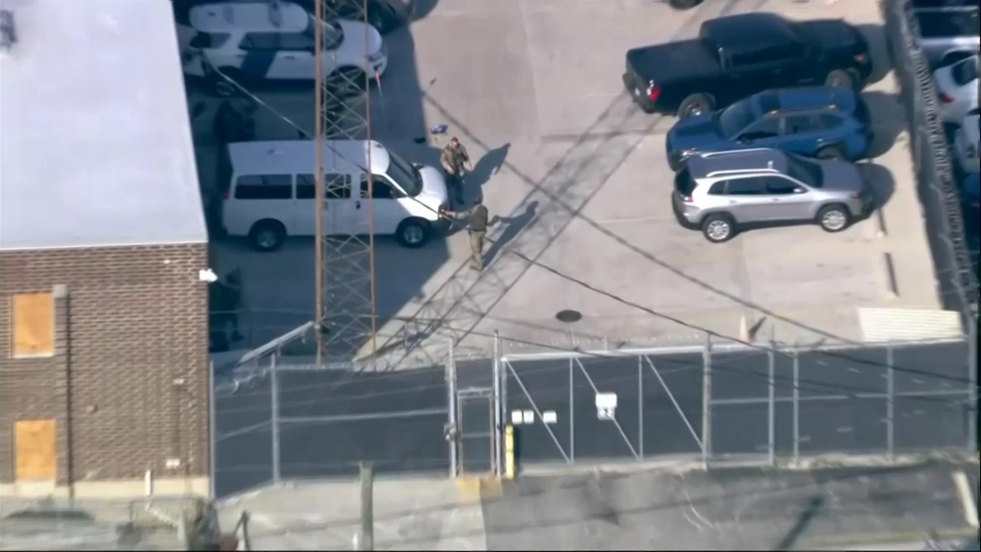 Protest outside immigration facility near Chicago
