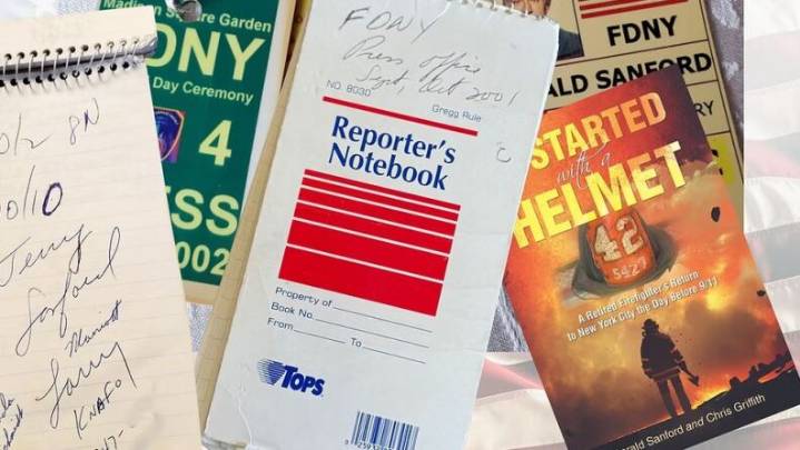 Jerry Sanford rushed to Ground Zero after 9/11 -- Rare glimpse inside his two months there now on exhibit