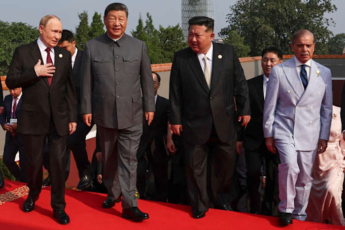 Putin meets North Korea's Kim in Beijing