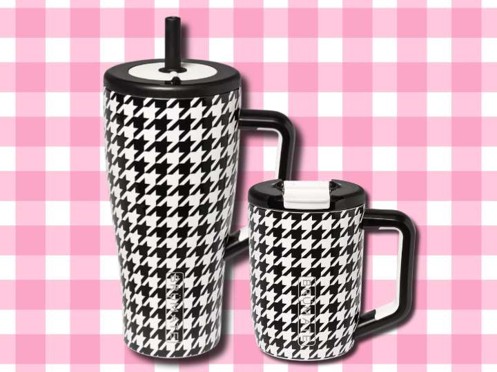 Dick's Sporting Goods has BruMate's limited-edition Houndstooth tumbler collection in stock