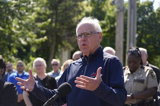 Tim Walz, the 2024 Democratic VP candidate, says he’ll seek a third term as Minnesota’s governor
