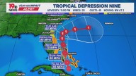 Will Tropical Depression Nine hit South Carolina?