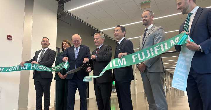 Fujifilm's new facility opens in Holly Springs, the largest of its kind in North America :: WRAL.com