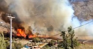 Declaran alerta roja en Paihuano por incendio forestal cercano a sector poblado: se emite alerta SAE