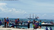 Armada organizó primera procesión marítima de la Virgen del Valle