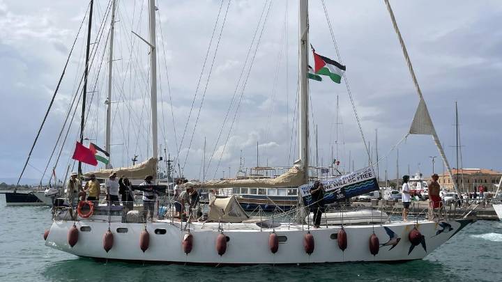 Italia envía una fragata para proteger a la Flotilla de Gaza tras los últimos ataques sufridos