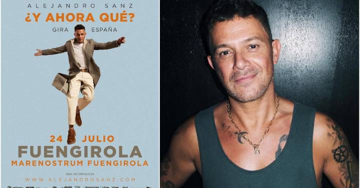 Alejandro Sanz cerrará su nueva gira por España en Málaga: fecha y entradas de su concierto en Marenostrum Fuengirola