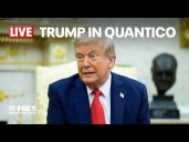 LIVE: Trump delivers remarks at Marine Corps Base Quantico