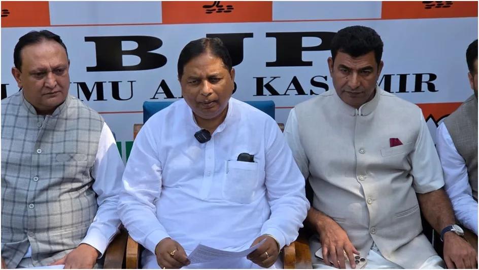 NC govt’s one-year report card ‘empty’: J&K BJP chief