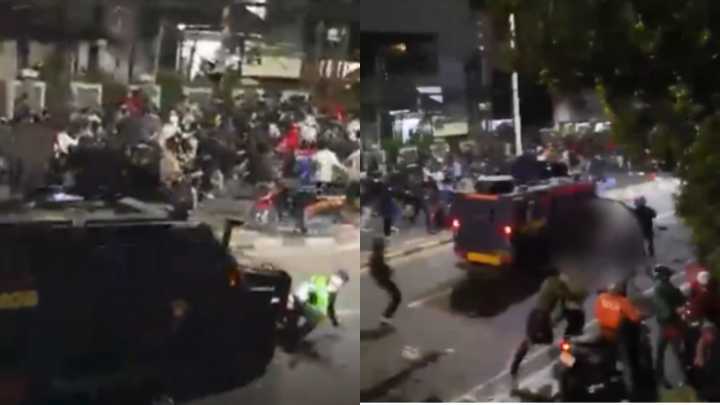 Protestas se intensifican luego que policía de Indonesia atropella y mata a manifestante