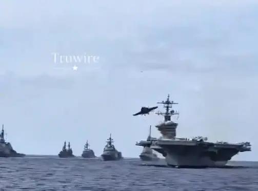 Las imágenes del poderoso despliegue militar de Estados Unidos cerca a Venezuela que publicó representante republicano