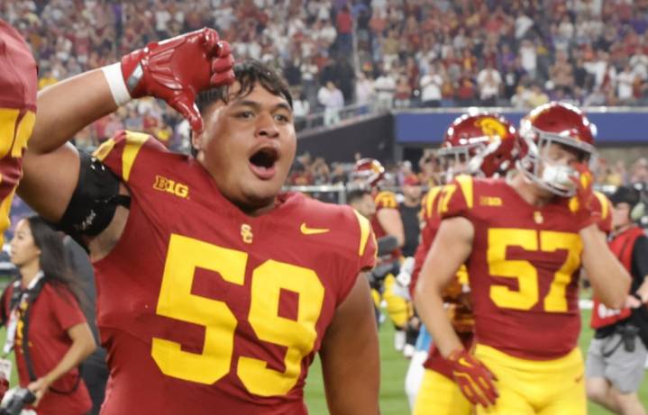 Micah Banuelos adds excitement to a USC offensive line that looks deeper
