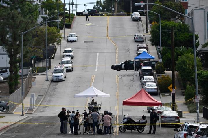 Police fatally shoot man after report of someone with a gun at California elementary school