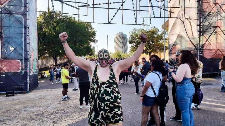 Tanke, el luchador zaragozano que ya ha conquistado el Vive Latino 2025
