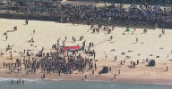 Pro-Israel and pro-Palestine groups come face