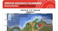 Temblor de magnitud 6.0 se sintió en Santa Marta Tuvo su epicentro en Mane Grande, estado de Zulia, Venezuela.