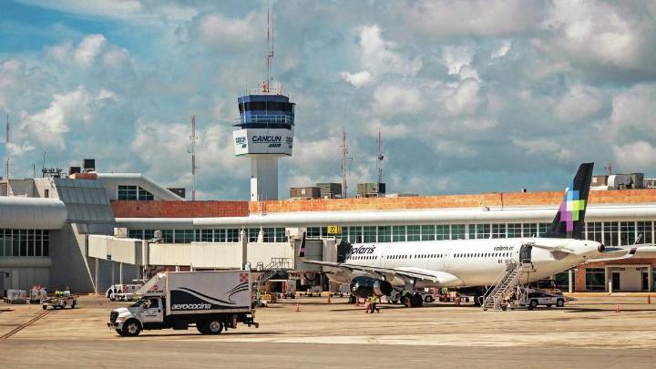 Disminuye llegada de pasajeros internacionales al Aeropuerto de Cancún