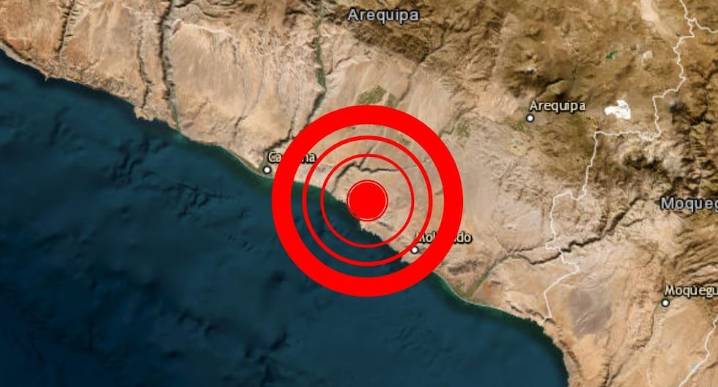 Sismo de magnitud 4.2 se registró al suroeste de Lomas, en Caravelí