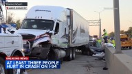 At least 3 hospitalized after semi, car crash on I-94 north of Half Day Road near Bannockburn: Illinois State Police