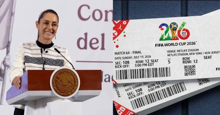 ¿Lo rifará? Filtran que Claudia Sheinbaum tiene boleto para la final del Mundial 2026