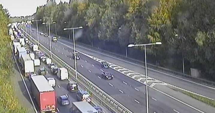 Kent M20 live updates as drivers face long delays near Swanley after vehicle fire