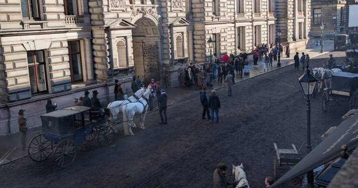 Glasgow streets transformed for filming of period movie Jack of Spades