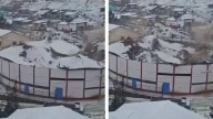 ¡Impactante! Techo de coliseo de Quiruvilca colapsa debido a intensa granizada en La Libertad [VIDEO]